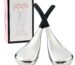 Two black pfefe cryo sticks with ergonomic handles, in a storage case, on a clean background.