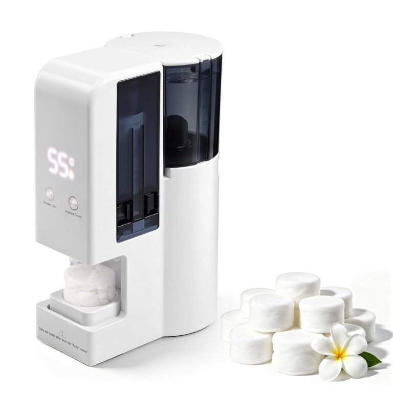 SUMBOHK Hot Towel Warmer for Face - Fast Heating Dispenser with 100 Towels